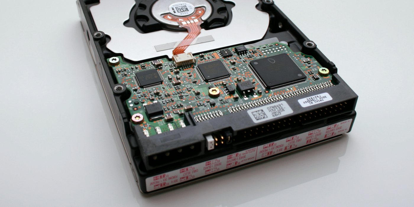 black and gray internal HDD